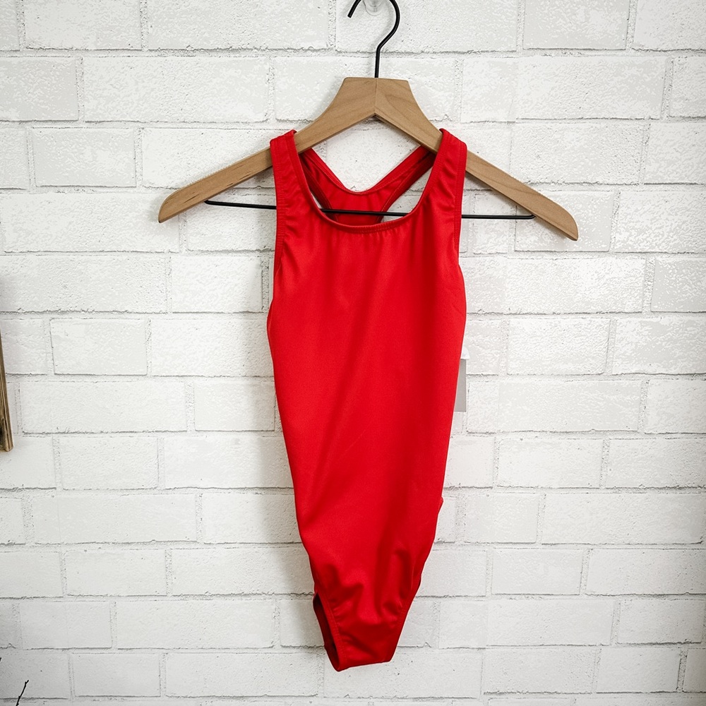 DOLFIN Red One Piece Swim Suit